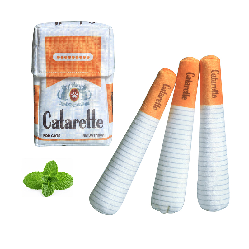 Catnip Toys - New Catnip Cigarette Cat Teaser Stick
