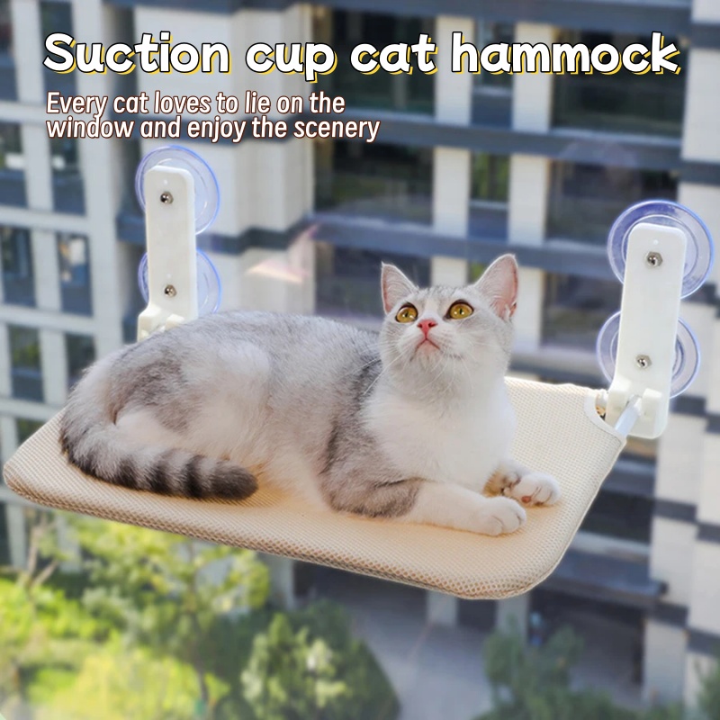 Cat Window Perch - Double Suction Cup Cat Window Perch