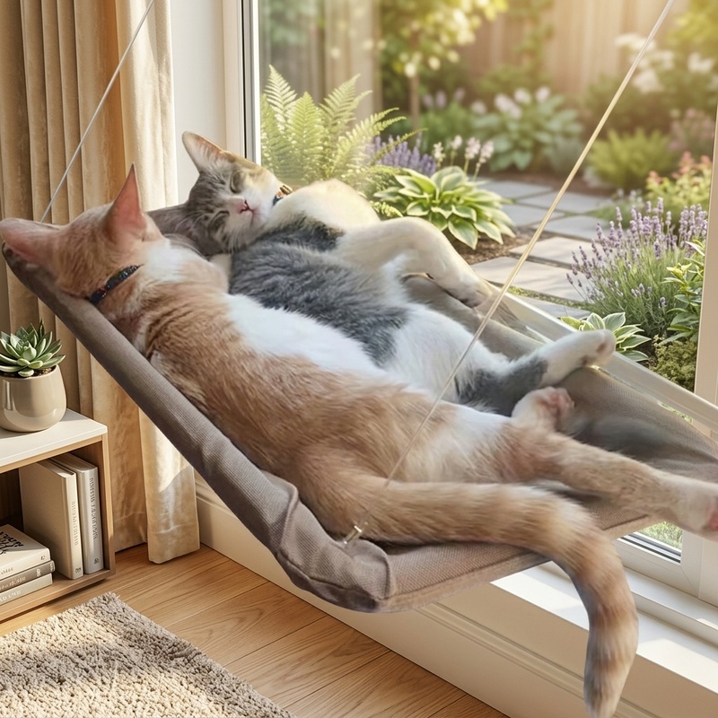 Cat Window Perch - Ultra Soft Cat Window Hammock Bed