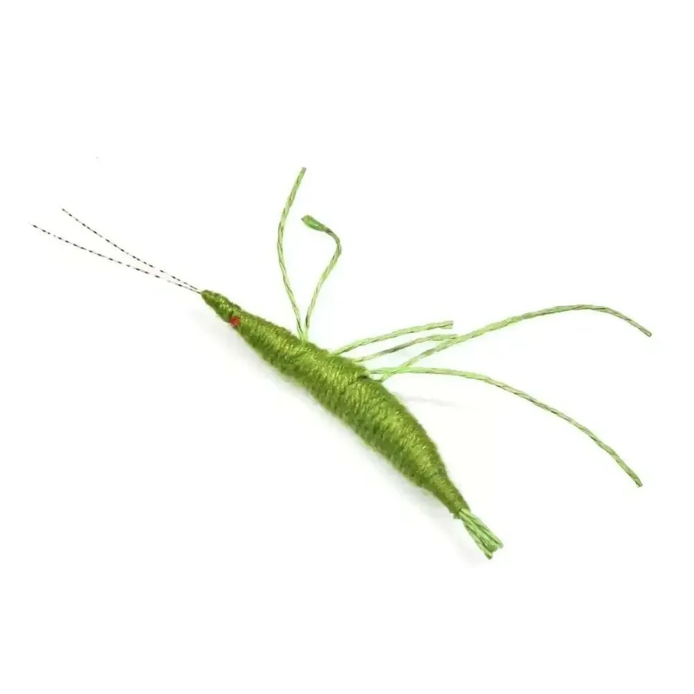 Catnip Toys - New Woolen Prawn Cat Toy Contains