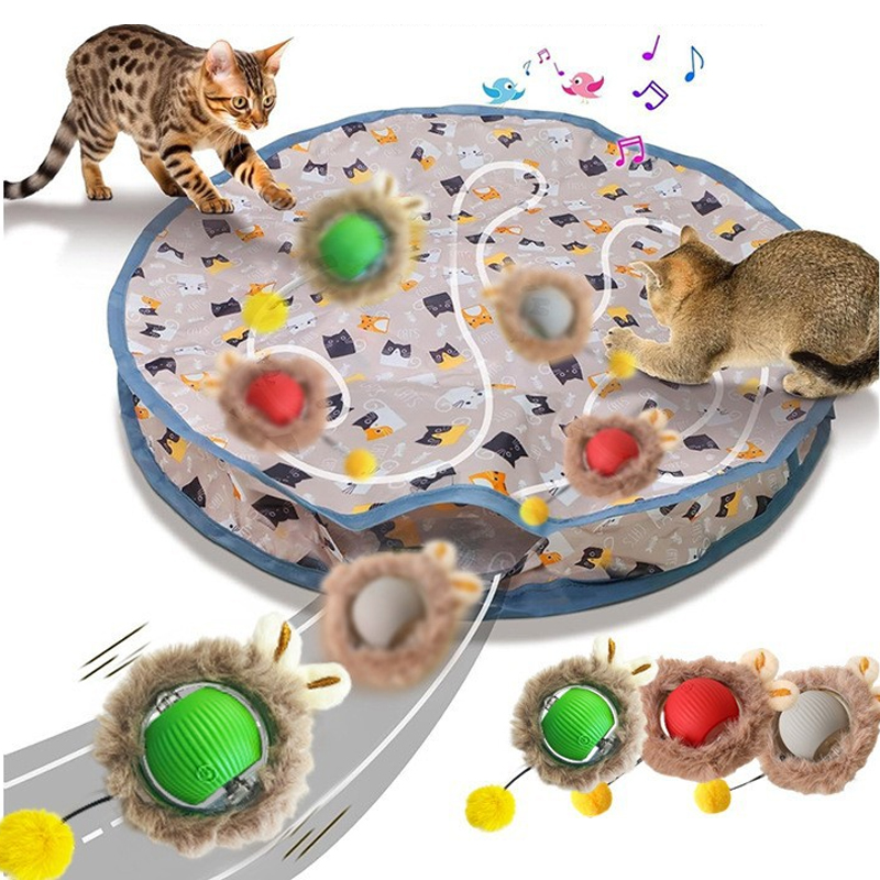 Catnip Toys - Smart Interactive Cat Toys Ball Fast