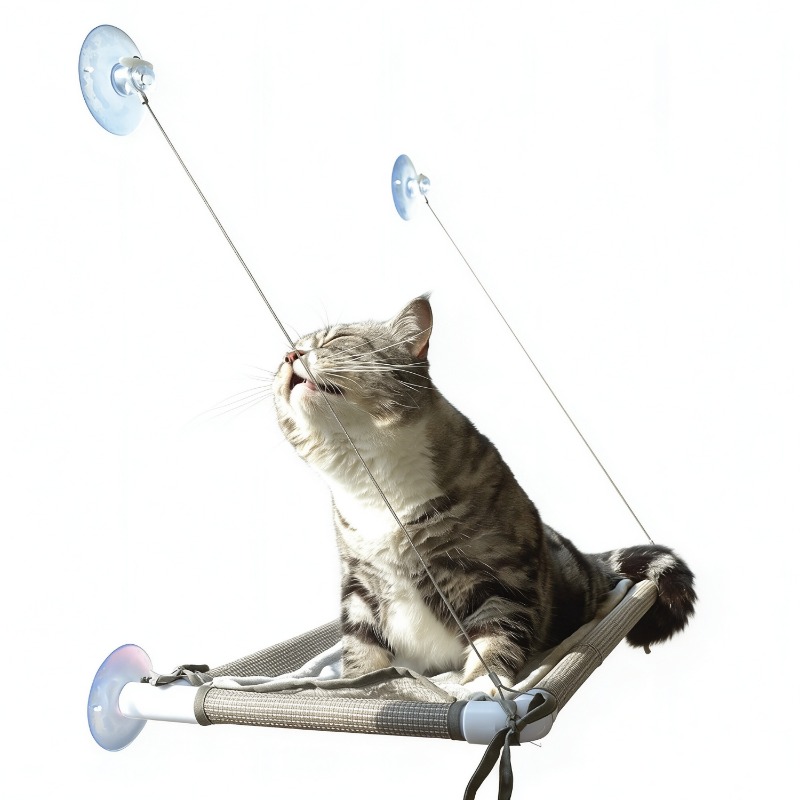 Cat Window Perch - Strong Suction Cat Window Hammock, Breathable