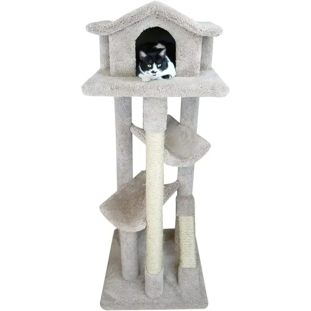 Large Cat Tree with Multiple S - Cat Scratching Post recension och pris