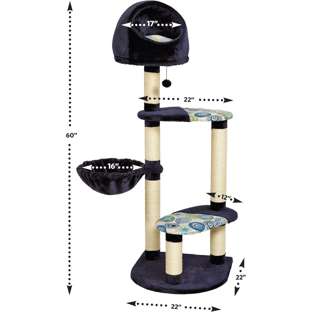 West Homes or Pets Cat Tree Re - Cat Scratching Post recension och pris