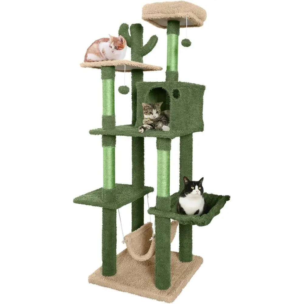 Multi-Level 70-Inch Cactus-The - Cat Scratching Post recension och pris