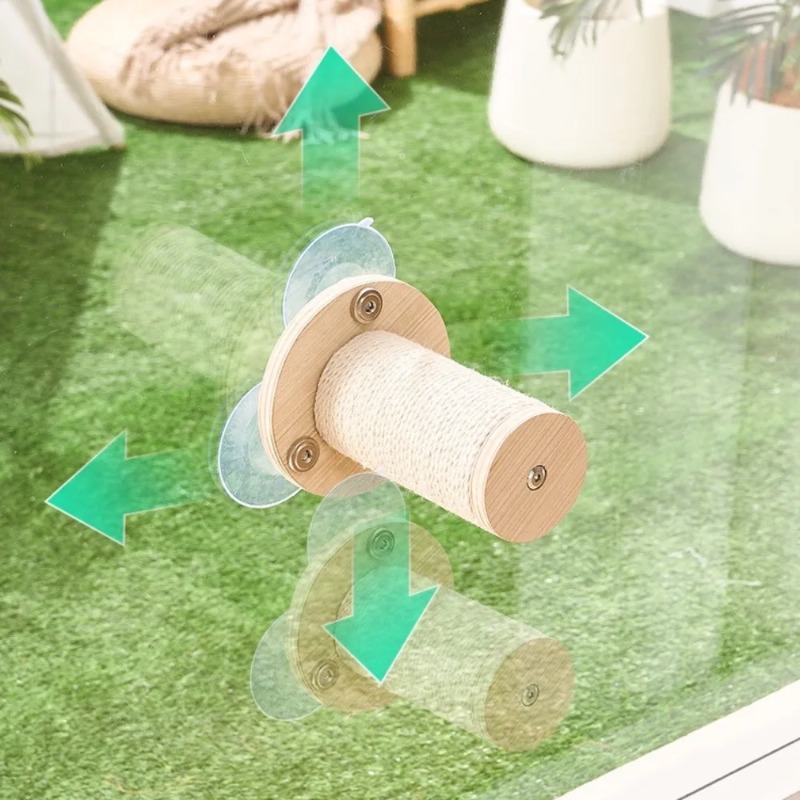 Cat Window Perch with Wooden F - Cat Window Perch recension och pris