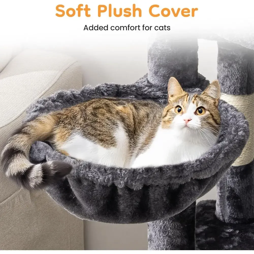 74 Tall Cat Tree Tower with Sc - Cat Scratching Post recension och pris