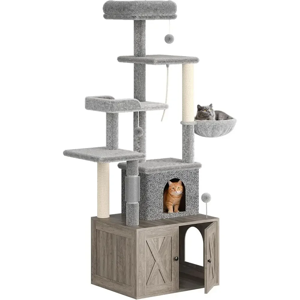 Large Multi-Level Cat Playhous - Cat Scratching Post recension och pris