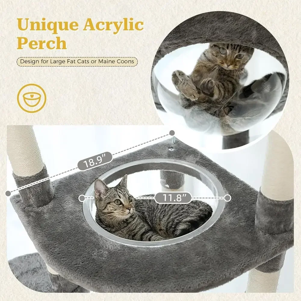 Adjustable Height Cat Tower: S - Cat Scratching Post recension och pris