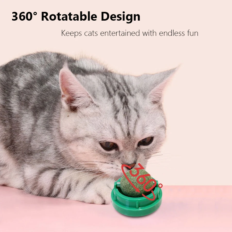 Spinning Catnip Mint Ball for  - Catnip Toys recension och pris