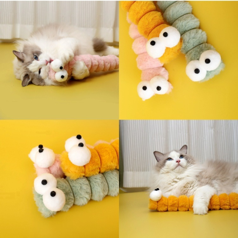 Caterpillar Catnip Plush Cat P - Catnip Toys recension och pris