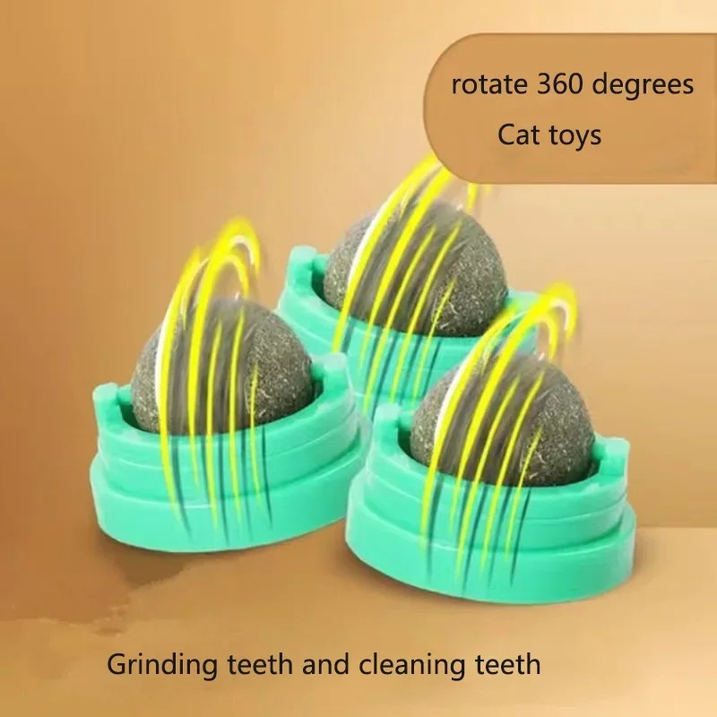 Mint Ball Cat Teeth Cleaning T - Catnip Toys recension och pris