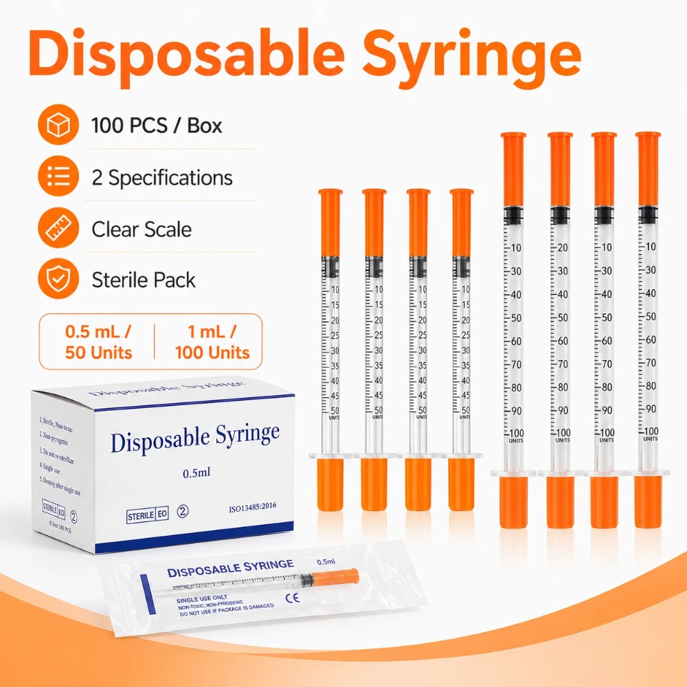 100pcs Disposable Syringe1ml 0 - Pet Supplies Nz recension och pris