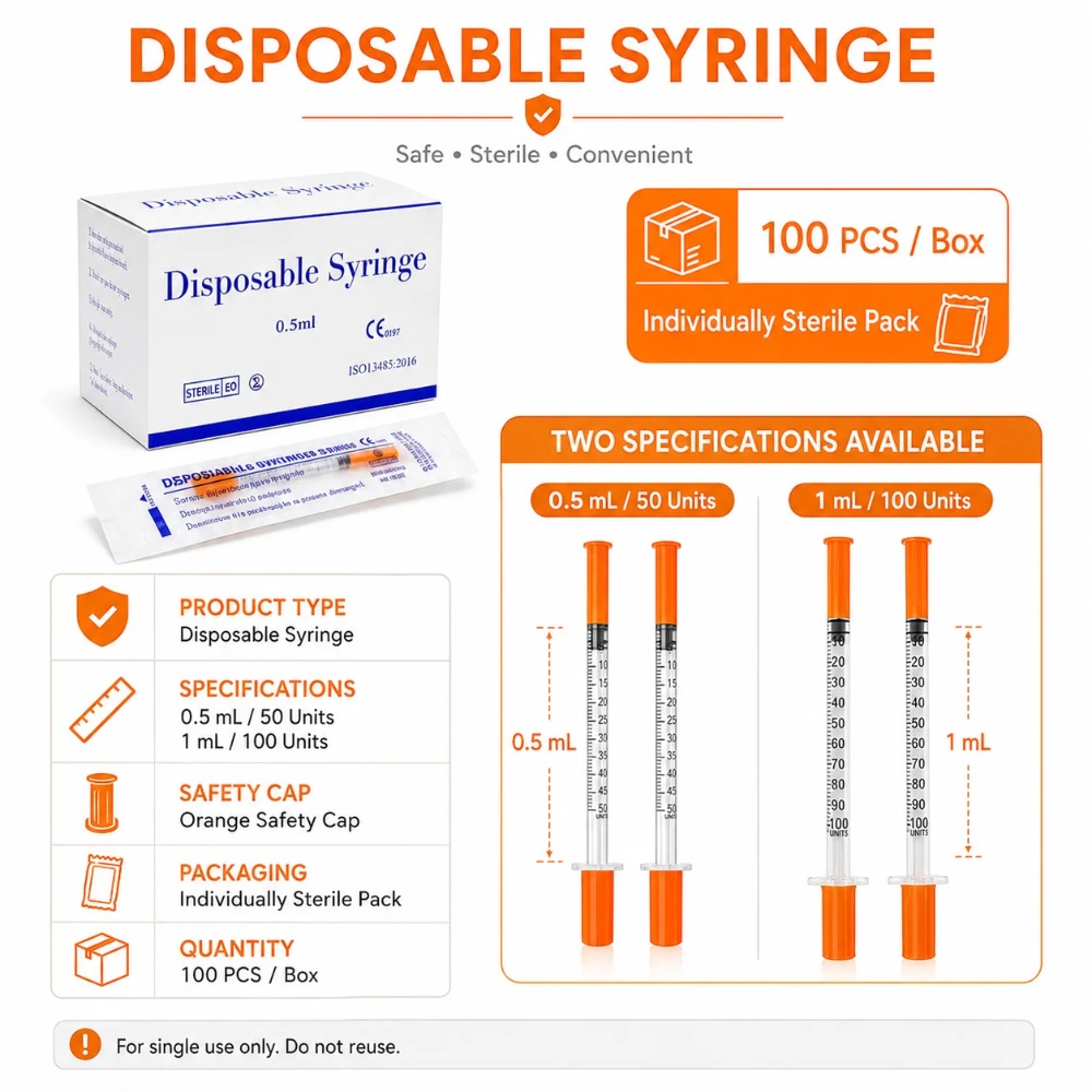 100pcs Disposable Syringe1ml 0 - Pet Supplies Nz recension och pris