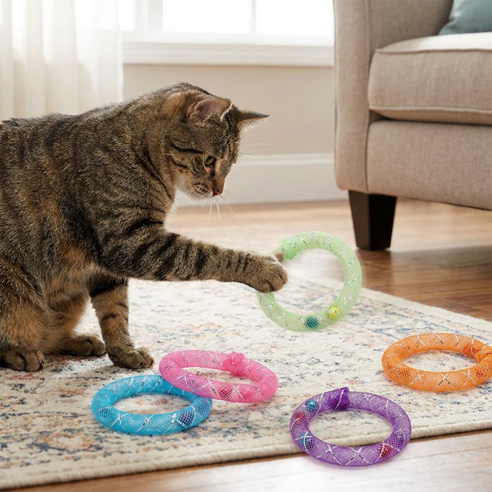 5Pcs Bell Sounds Circle Bell C - Catnip Toys recension och pris