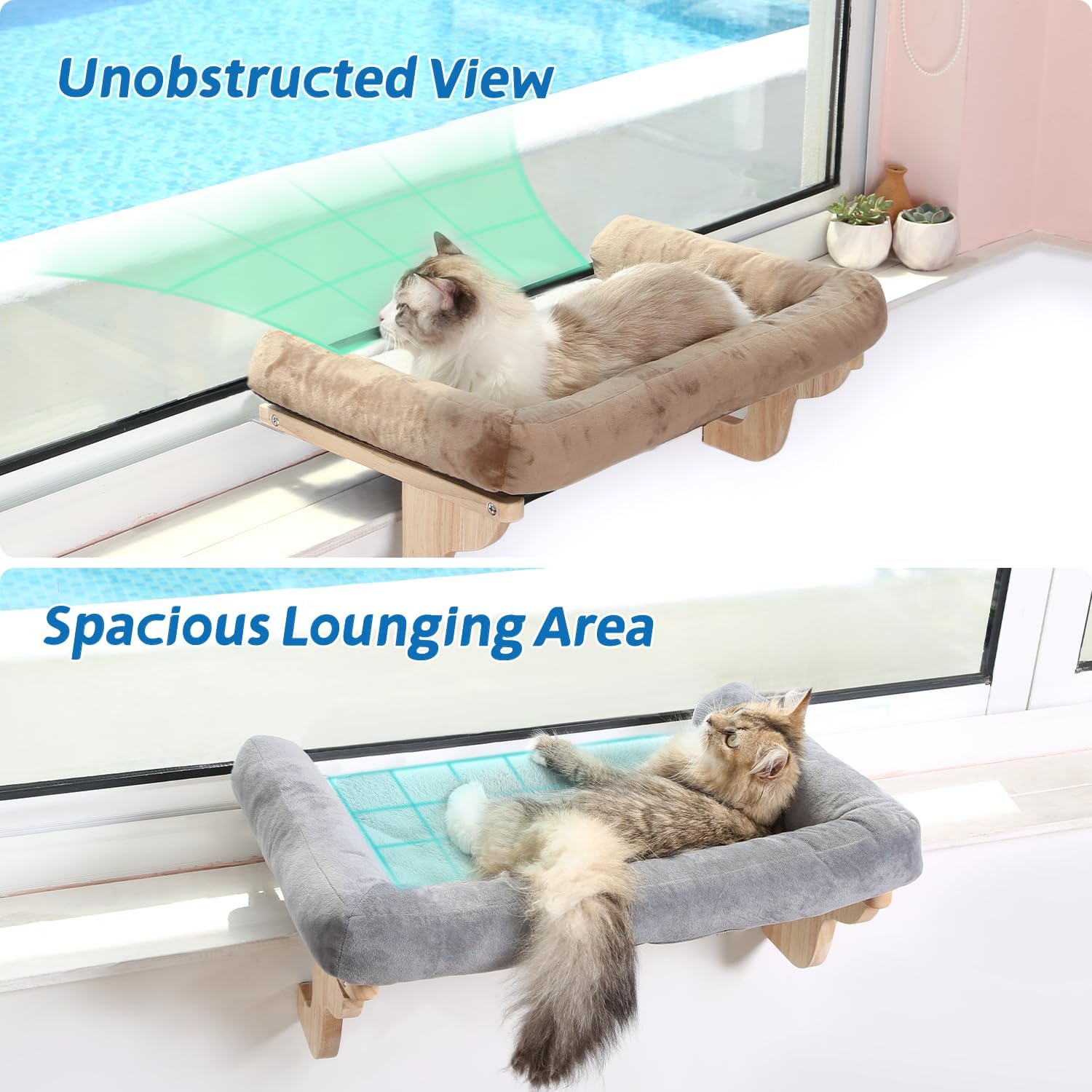 Cat Perch for Window Sill with - Cat Window Perch recension och pris