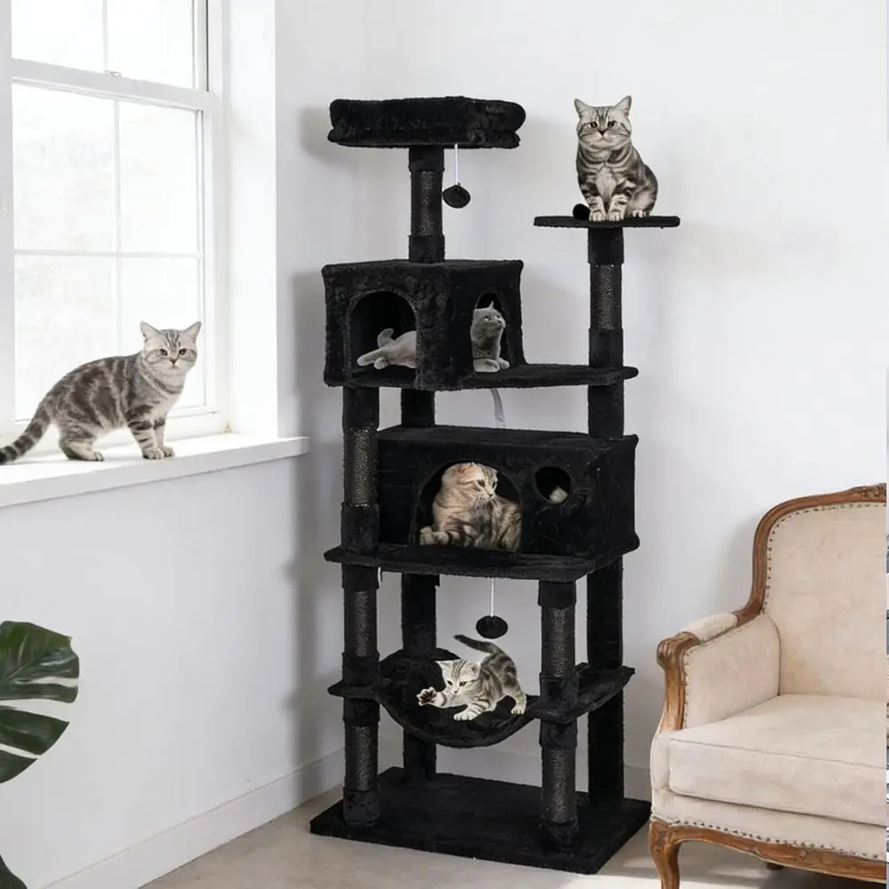 67 Multi-Layered XL Cat Tower  - Cat Scratching Post recension och pris