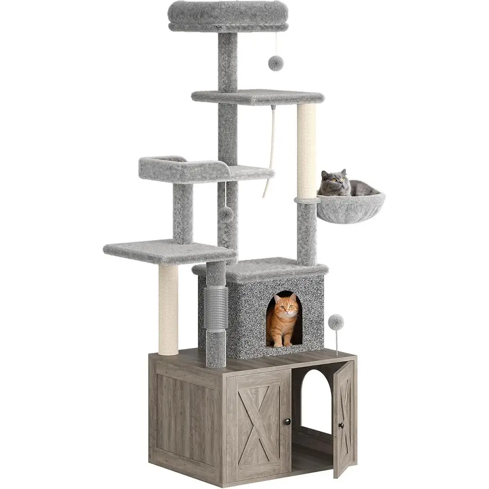 Large Multi-Level Cat Playhous - Cat Scratching Post recension och pris