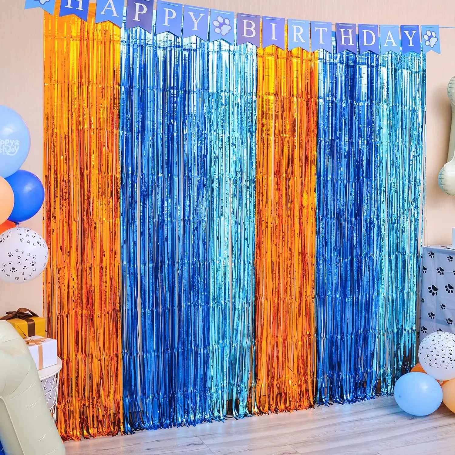 Orange Blue Dog Foil Fringe Cu - Pet Supplies Nz recension och pris