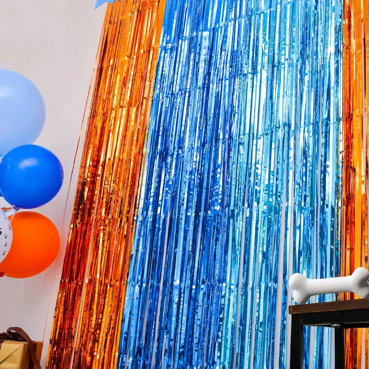 Orange Blue Dog Foil Fringe Cu - Pet Supplies Nz recension och pris