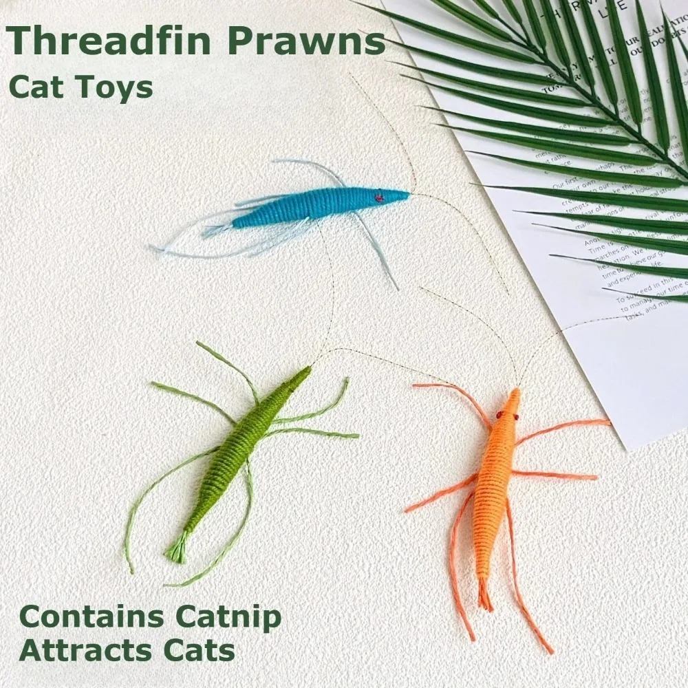 New Woolen Prawn Cat Toy Conta - Catnip Toys recension och pris