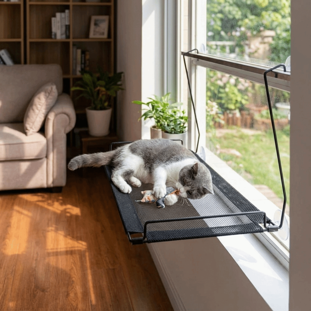Pet Nest Breathable Mesh Cat W - Cat Window Perch recension och pris