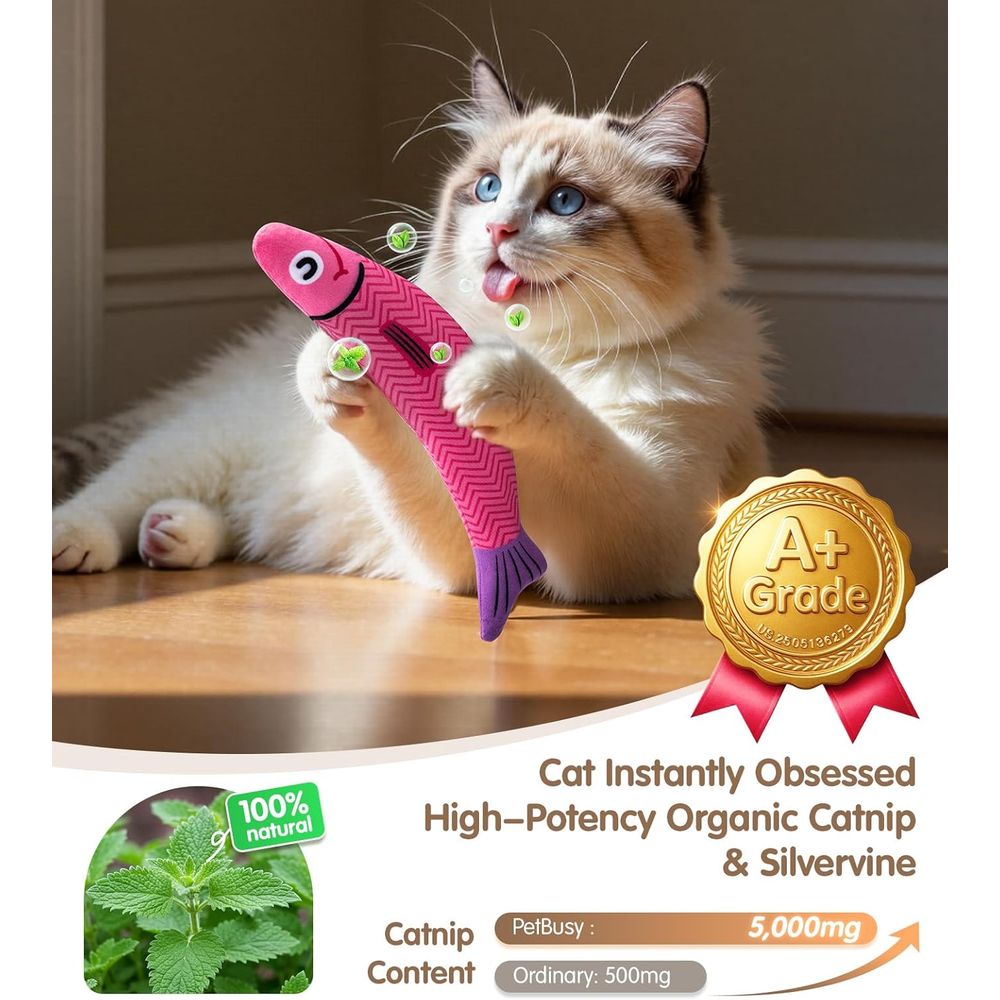 Cat Toys with 5000mg A+ Natura - Catnip Toys recension och pris