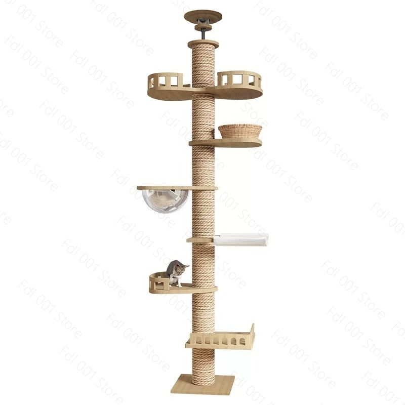 Adjustable Cat Tree House Cat  - Cat Scratching Post recension och pris