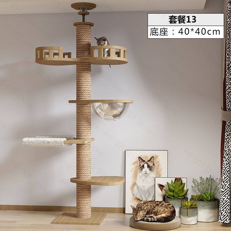 Adjustable Cat Tree House Cat  - Cat Scratching Post recension och pris