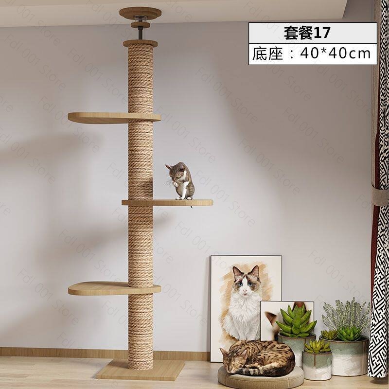 Adjustable Cat Tree House Cat  - Cat Scratching Post recension och pris