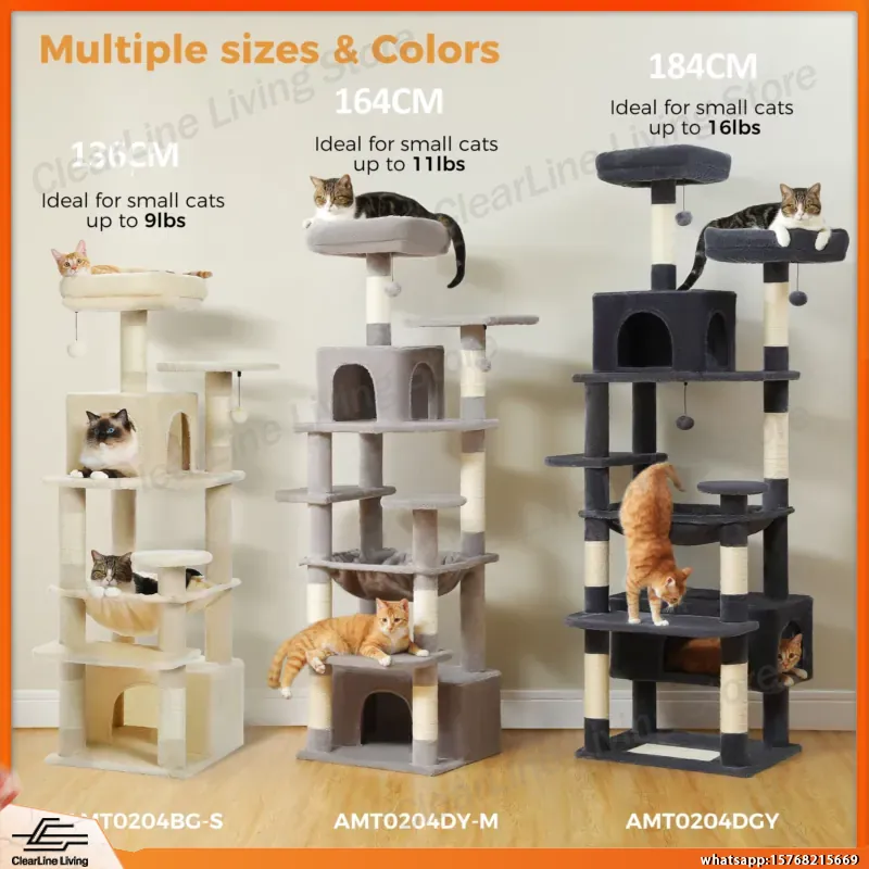 Large Cat Tree Tower for Indoo - Cat Scratching Post recension och pris